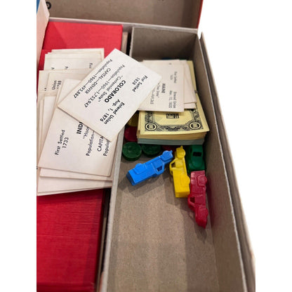 Game Of The States Milton Bradley 1978 RARE Vintage Family Student USA Map 4920