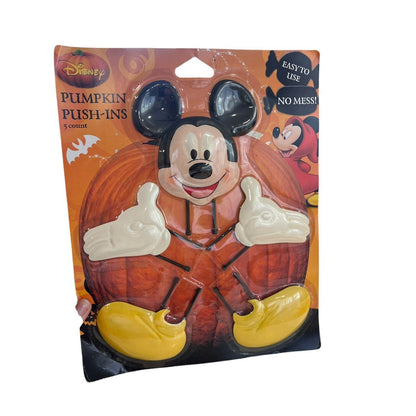 Disney Mickey & Minnie Mouse Pumpkin Push In Halloween Decoration Carving