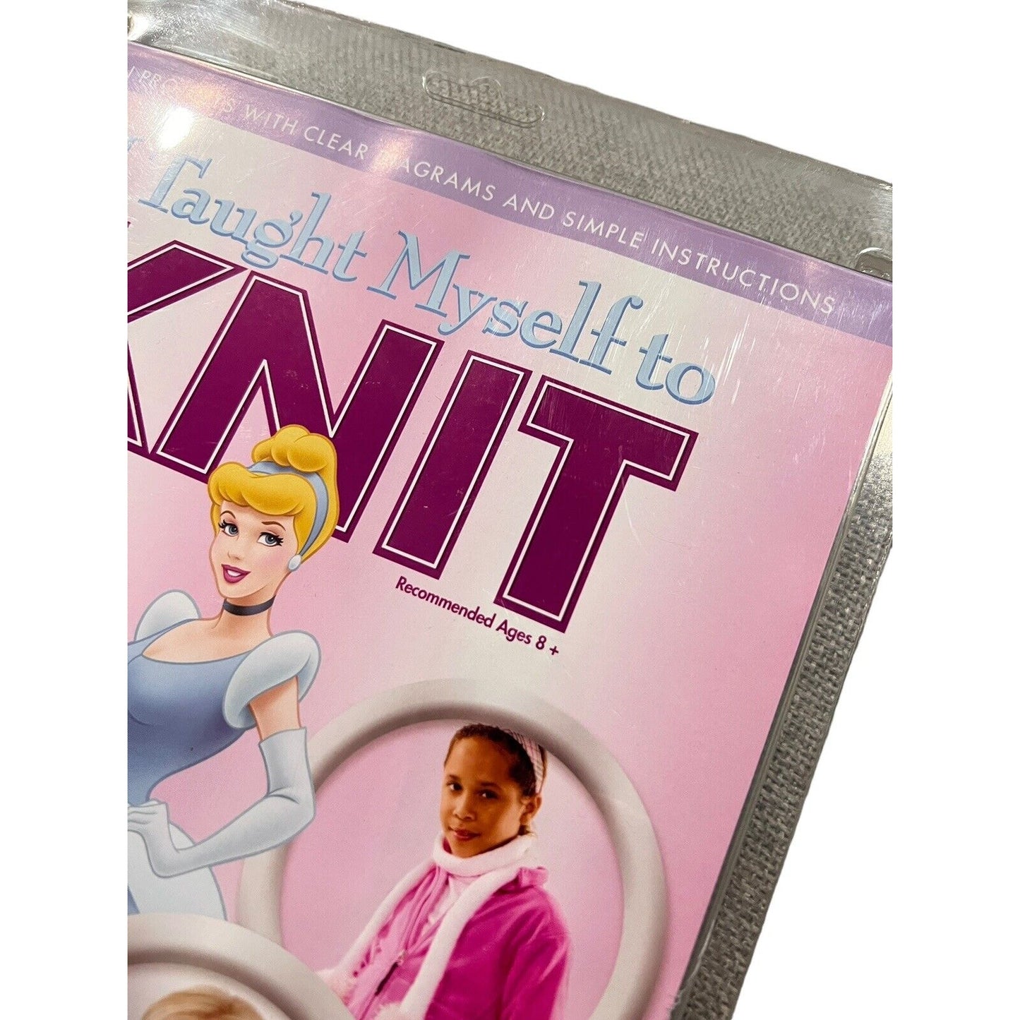 Disney Princess Cinderella I Taught Myself to Knit Book and Knitting Needles Kit