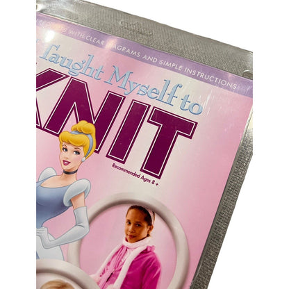 Disney Princess Cinderella I Taught Myself to Knit Book and Knitting Needles Kit