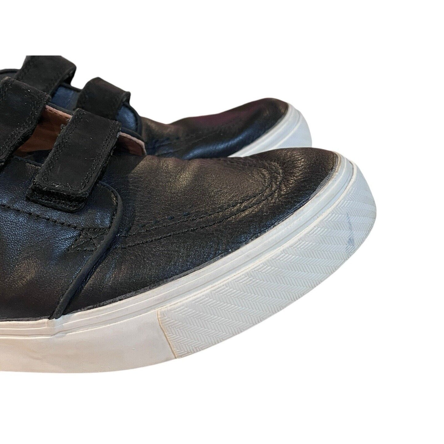 9.5 Rare Nike SB Zoom Janoski AC dunk 705405-002 Triple Black Leather Shoes Skat