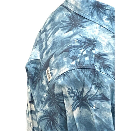 SALT LIFE Live Salty Short Sleeve Hawaiian Shirt Fishing Outdoor Boating Size Sm