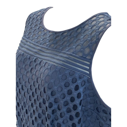 Size 26 Lane Bryant Slate Blue Lace Sleeveless Dress Plus Curvy Party Dress