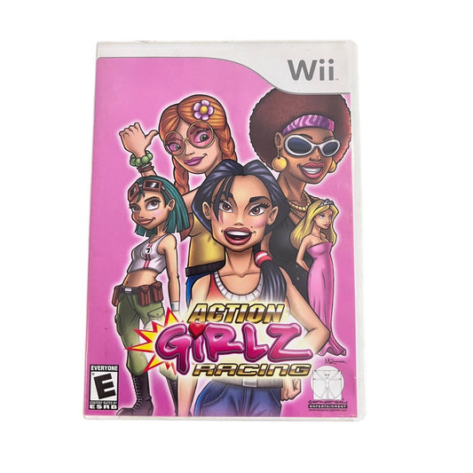 Action Girlz Racing Nintendo Wii Video Game with Manual Tested Working
