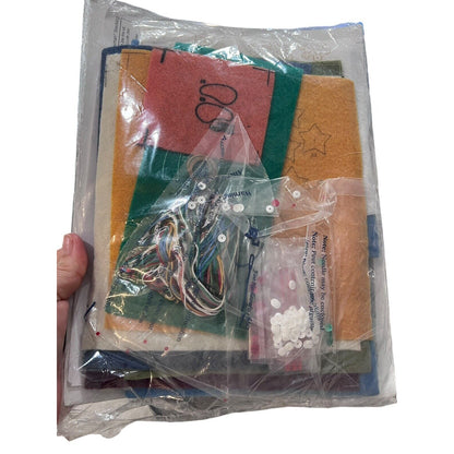 Bucilla Felt Applique Skating Snowman Stocking Kit 85429 Stanziani Sealed NEW