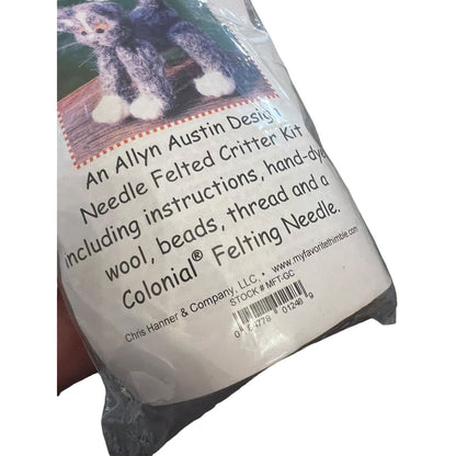 Needle Felted Cat Critter Kit Allyn Austin Navajo Churro Wool Mr. Grayson NEW