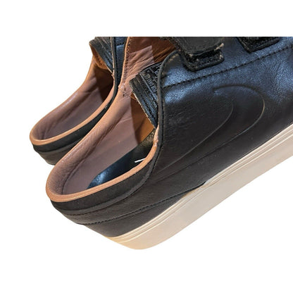 9.5 Rare Nike SB Zoom Janoski AC dunk 705405-002 Triple Black Leather Shoes Skat