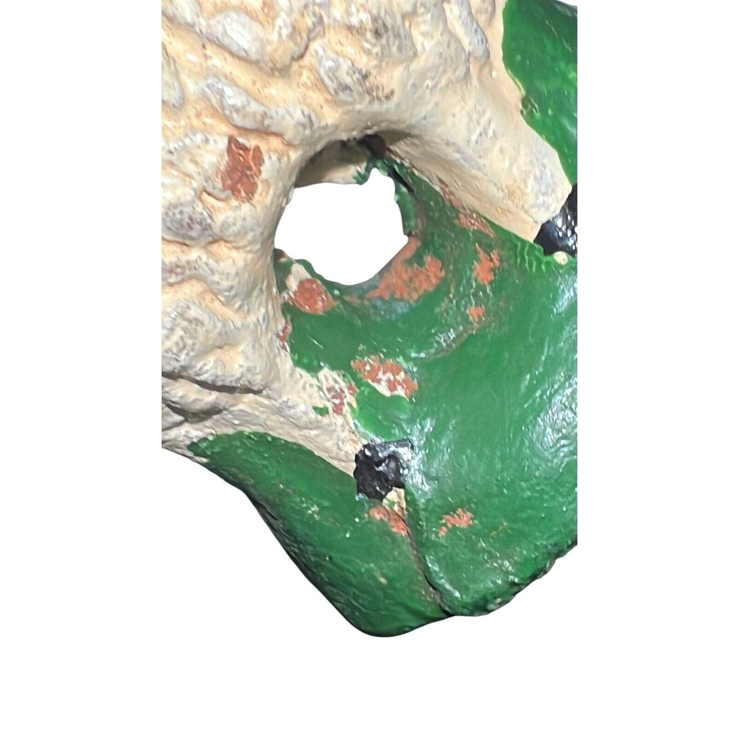 Vintage Sheep Nativity Christmas Clay Hand Painted Handmade Lot Of 4 Farm Rustic