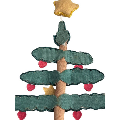 Christmas Tree Scandinavian style Tree Shaped Ornament 5.5”