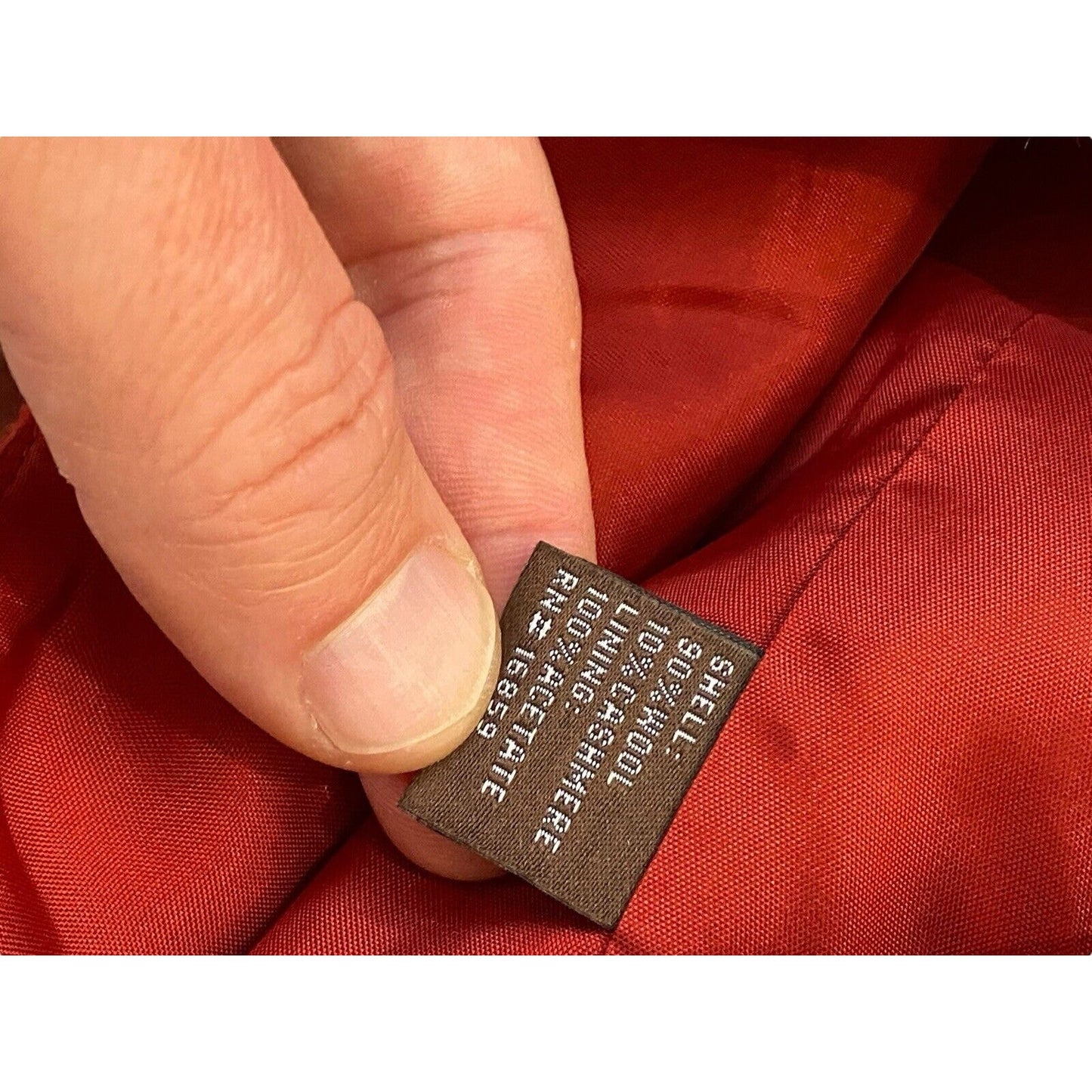 Size 12 J.‎ McLaughlin Skirt Gray Orange Stripe Cashmere Wool Blend Classic Line