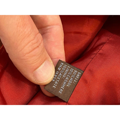 Size 12 J.‎ McLaughlin Skirt Gray Orange Stripe Cashmere Wool Blend Classic Line