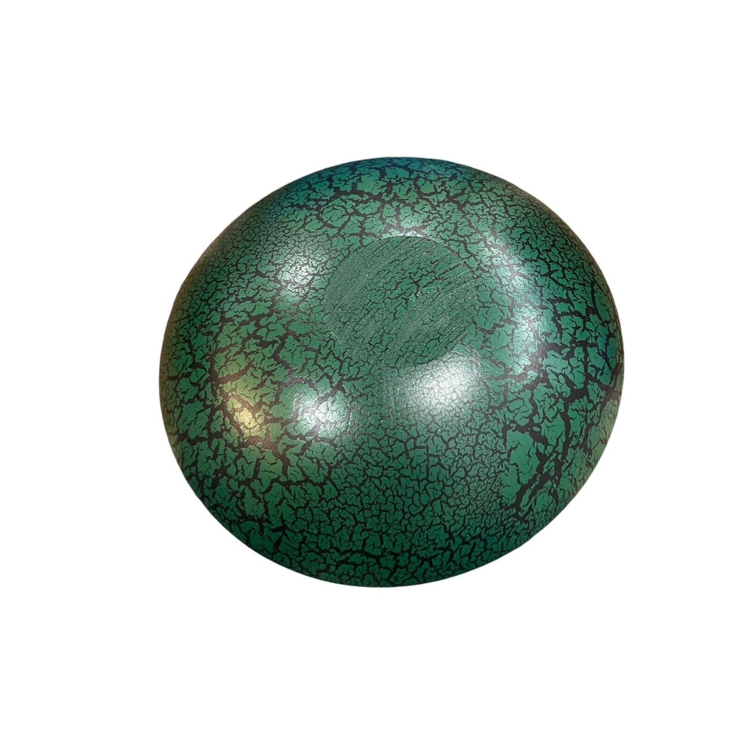 CWP Wayland NY. Hand Turned Wooden Bowl Watermelon Handpainted 9.5” Set Of 2