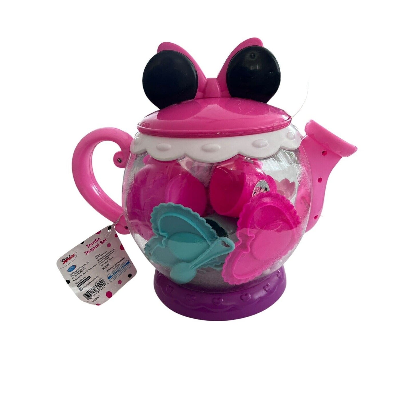 Minnie Mouse Terrific Teapot Pretend Disney Kids Toys Child’s Gift Set New