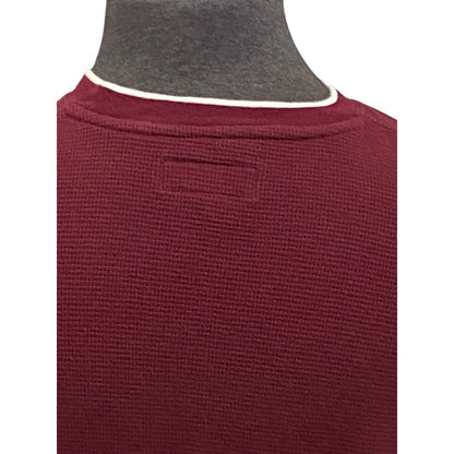 XL Polo Ralph Lauren Shirt Men’s Maroon Thermal Pullover Long Sleeve Top