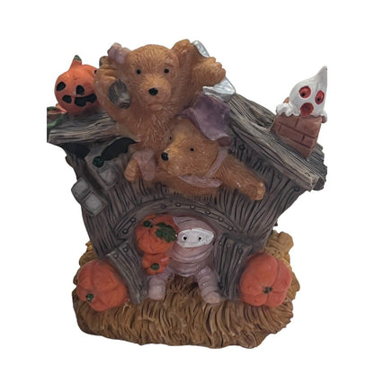 K's Collection Halloween Indoor Decor Bear Figurine Set Trick or Treat Costumes