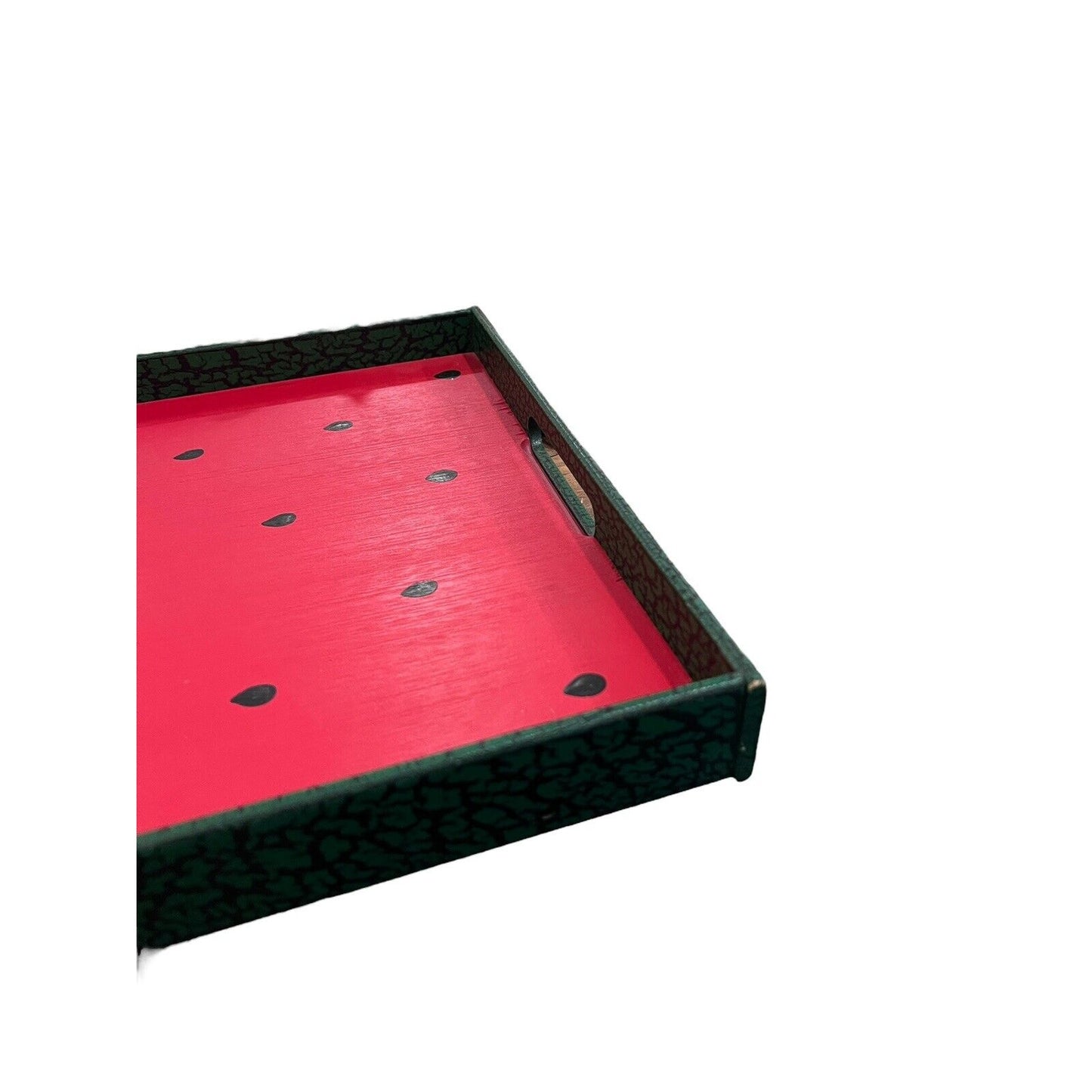 CWP Wayland NY. Hand Made Wooden Tray Watermelon Handpainted 16.5” X 12.25”