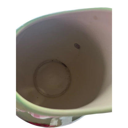 Pioneer Woman Christmas Holiday Cheer Garland 9" Stoneware Pitcher