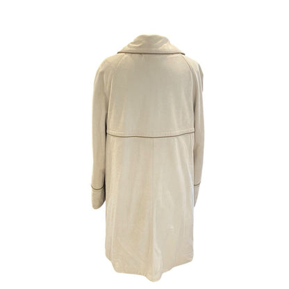 Vintage Forecaster Of Boston Coat Womens 11/12 Cream Classic Lined Pockets