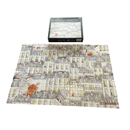 Moulin Rouge One Thousand Piece Jigsaw Puzzle Go! Games 1000 Opened Complete