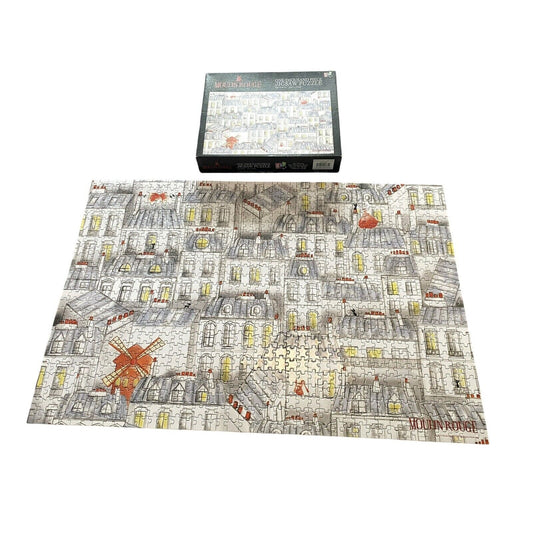 Moulin Rouge One Thousand Piece Jigsaw Puzzle Go! Games 1000 Opened Complete