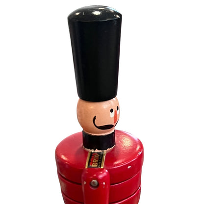 BRIO SOLDIER BOY Wooden Stacking Toy Sweden ORIGINAL Stickers Painted