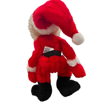 Vintage Santa Claus Plush Doll Yarn Hair Beard Christmas B J Toy Co Pennsylvania