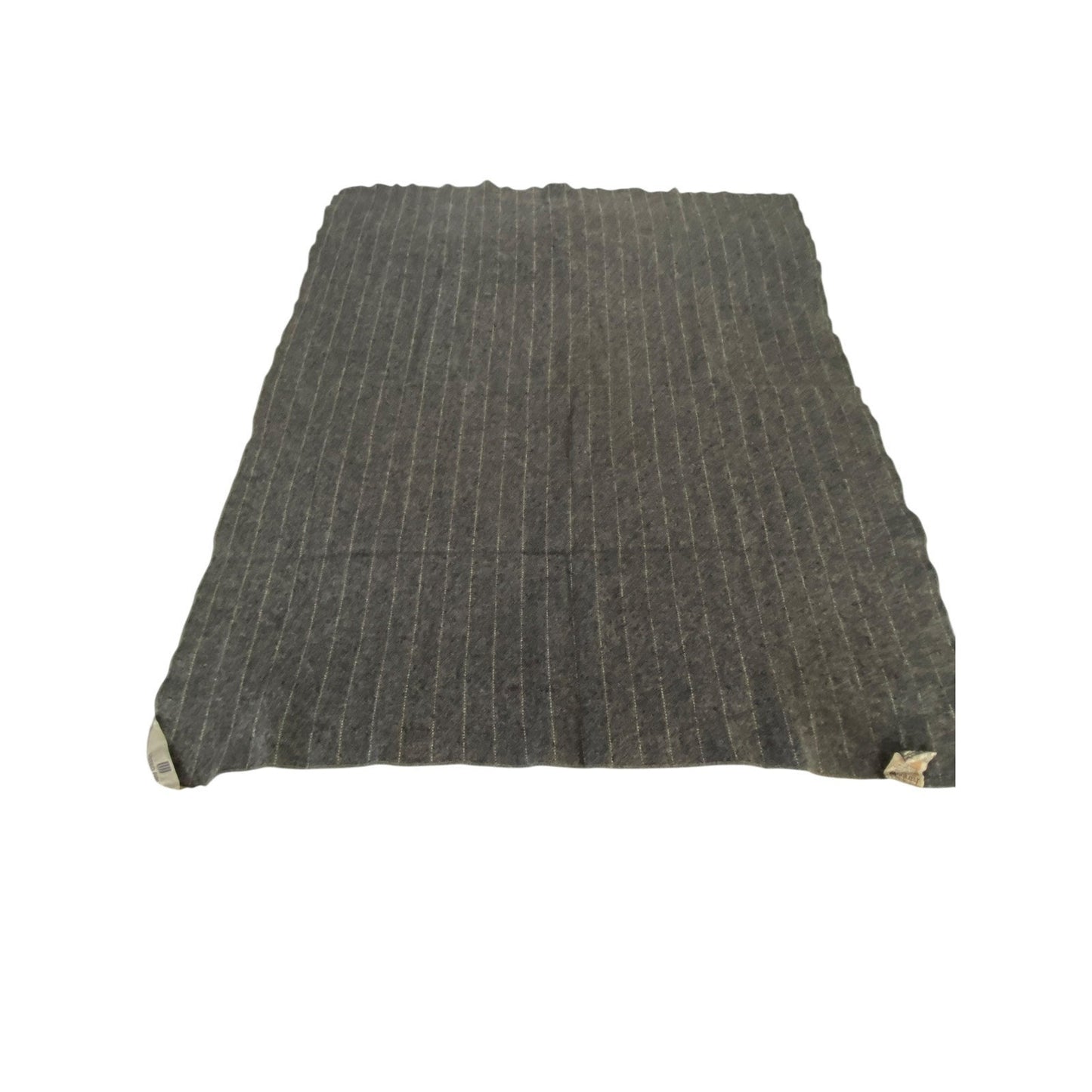 Vintage United Airlines Faribo Blanket Wool Blend 38”x46” Set Of Two Gray Nap