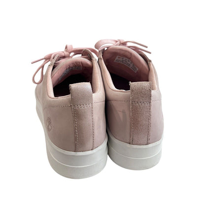 Size 9 TIMBERLAND Women’s MAYLISSA A1I6V Pink Suede Sneaker Lace Up Preppy