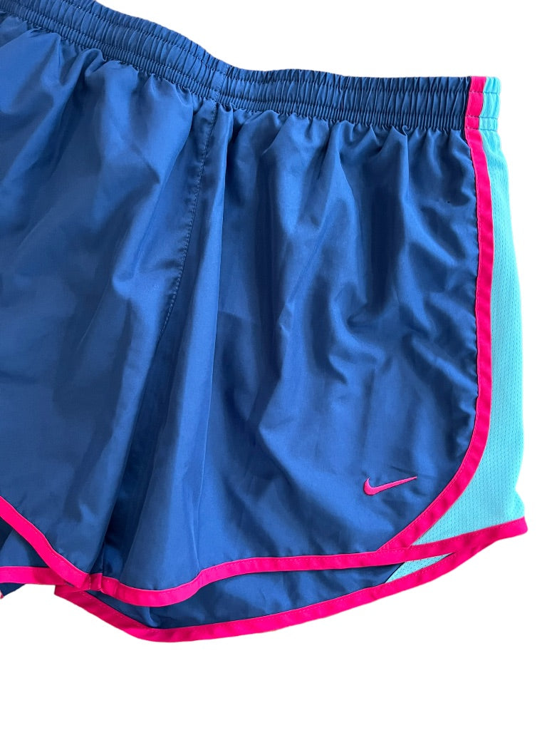 XL Girls Nike Dri-Fit Running Shorts Lined Key Pocket Short