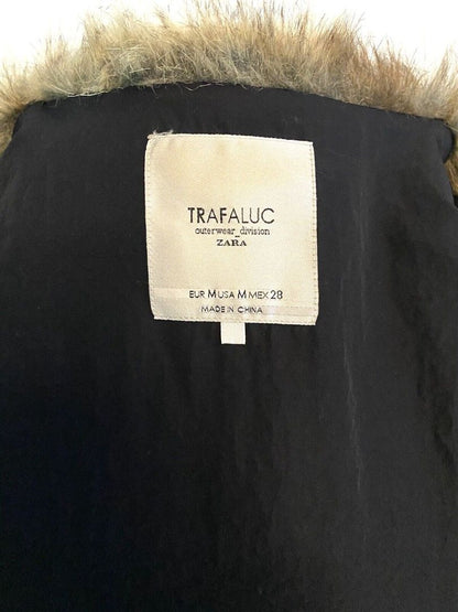 M Trafaluc Zara Brown Faux Fur Vest Outerwear Collection