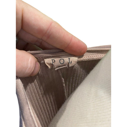 Size Medium POL Tunic Top Mauve Pink Boho V-neck Blouse Rustic