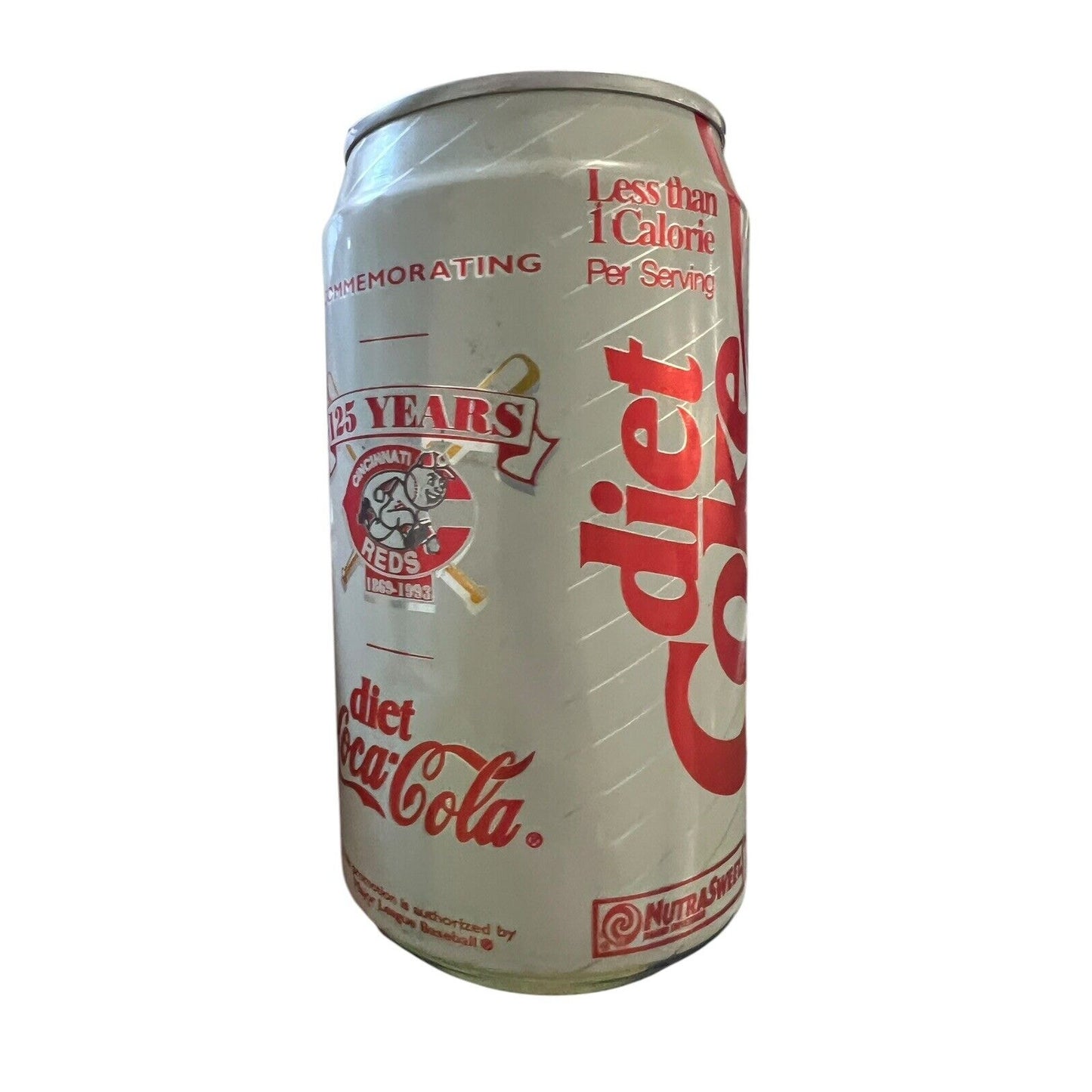 Diet Coke Can Cincinnati Reds 125 Years Collectors Can Coca Cola