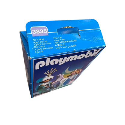 Vintage Playmobil 3835 Sultan Royal Family Prince Princess Baby Cradle Open 95