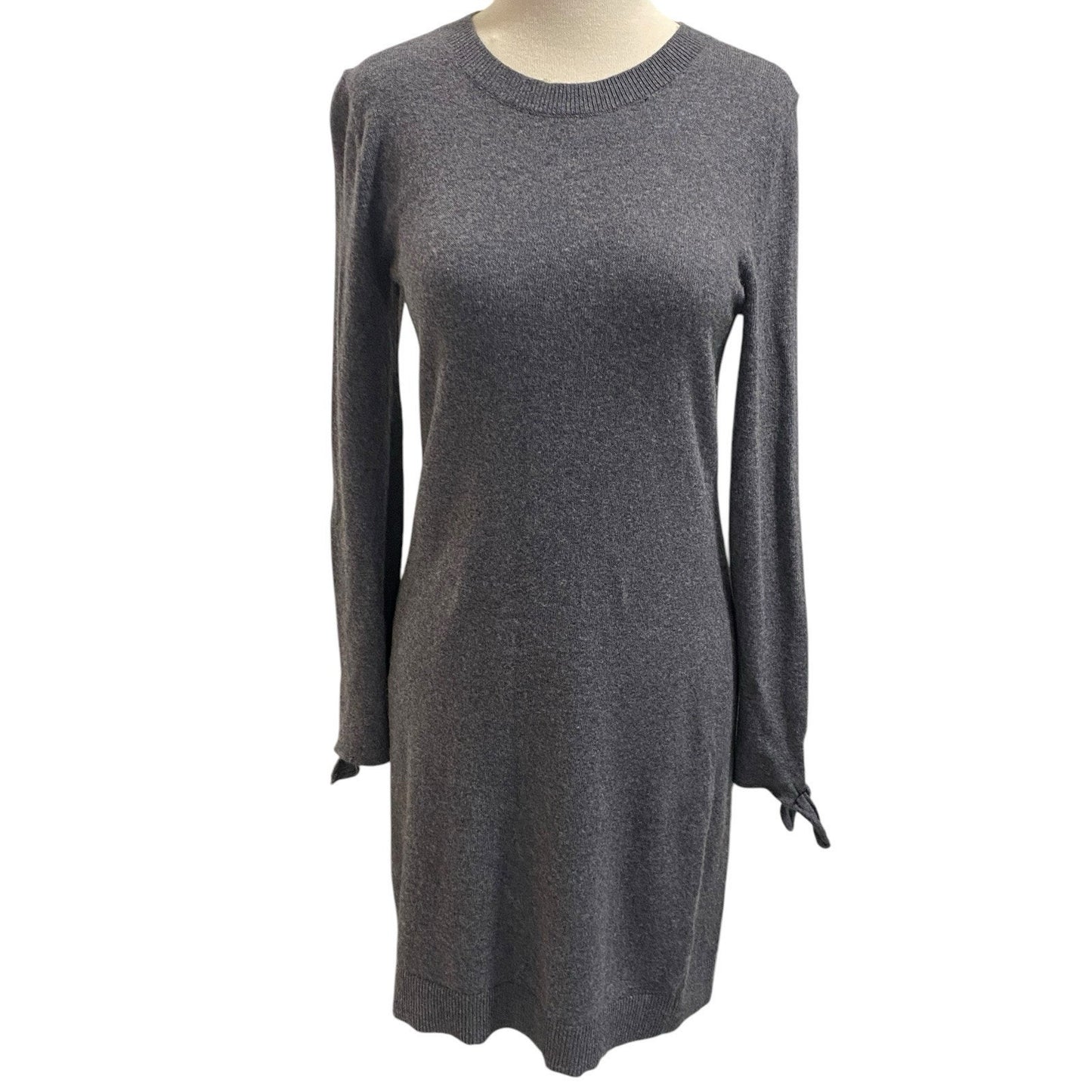 Banana Republic Sweater Dress Women Size XS Gray Wool Cashmere Filipucci