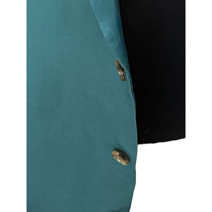 NEW Indochino Mens Teal Green Silk Linen Newbury Blazer Jacket Sz 52