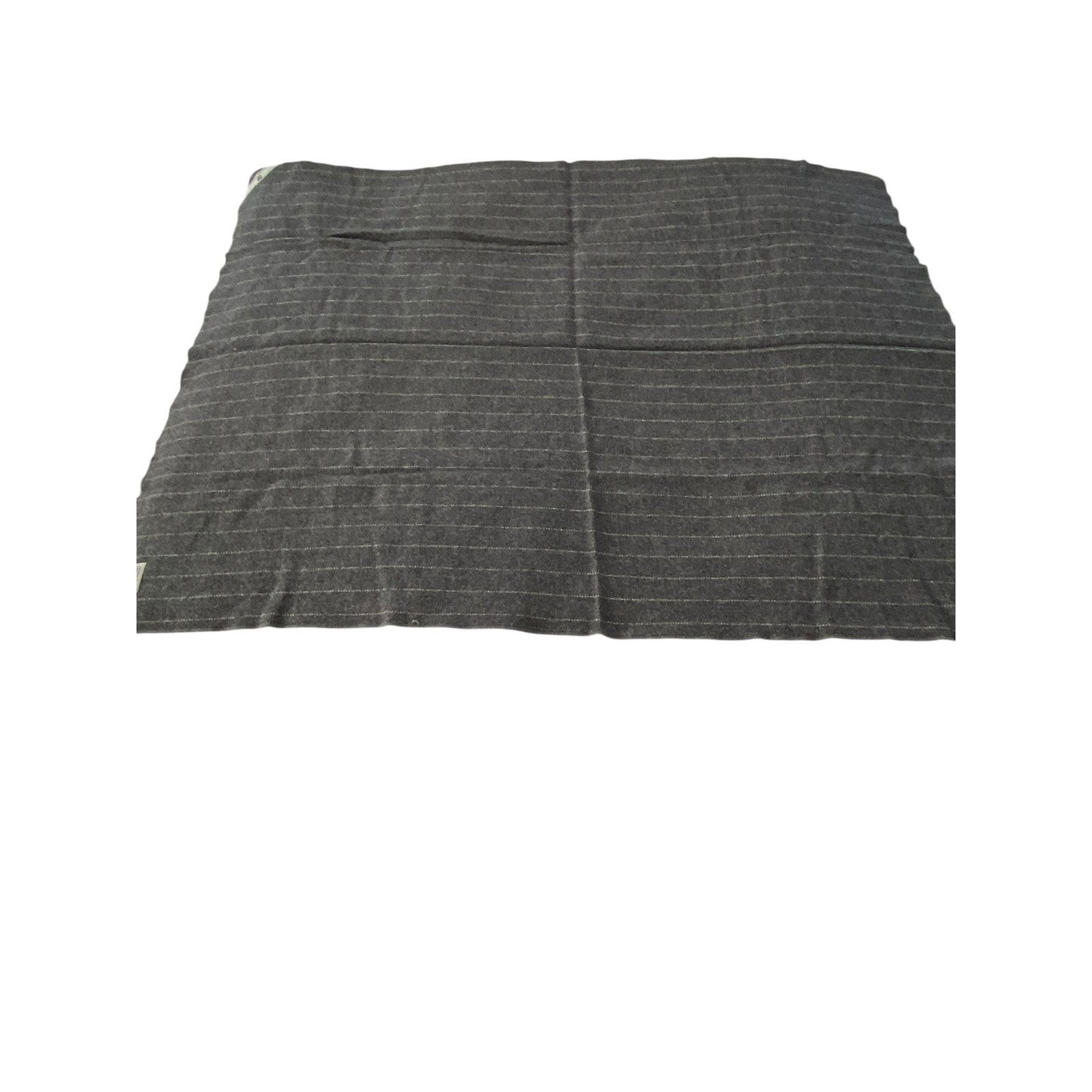 Vintage United Airlines Faribo Blanket Wool Blend 38”x46” Set Of Two Gray Nap