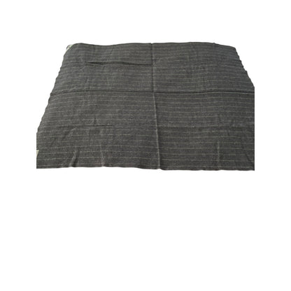 Vintage United Airlines Faribo Blanket Wool Blend 38”x46” Set Of Two Gray Nap