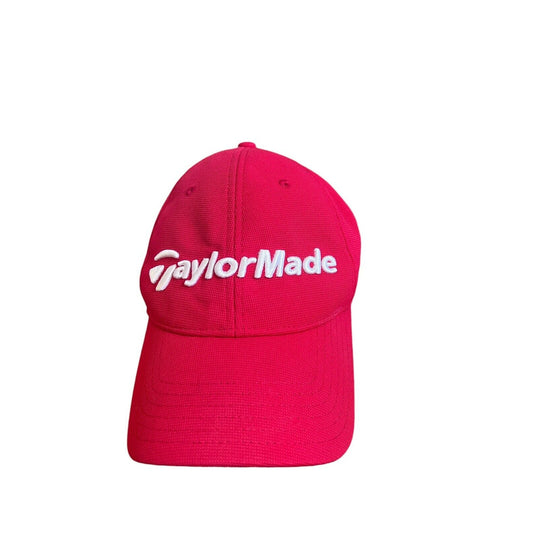 TAYLORMADE SLDR TOUR Preferred Adjustable Strapback Baseball Hat Cap Golf Red
