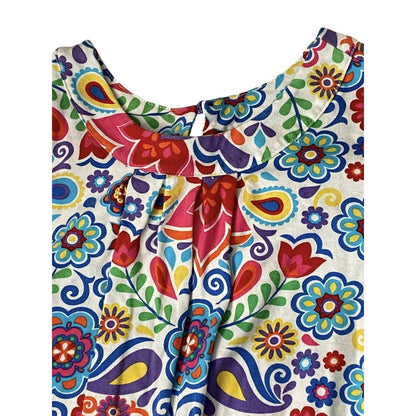 Hannah Anderson Mod Floral Dress Size 140 US 10 Classic Flower