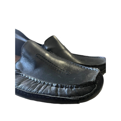Clarks England Men's Sz 11M Shoes Black Leather Comfort Casual Moccasin Loafers