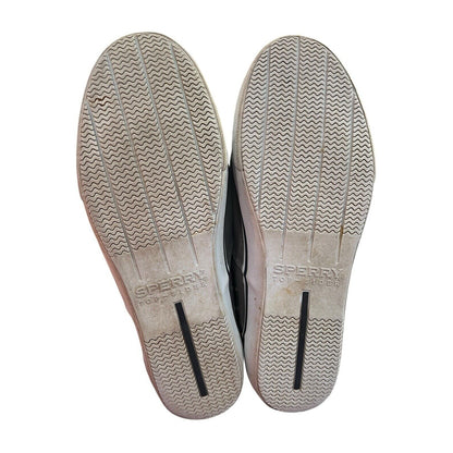 Size 11.5 Sperry Top Sider Mens Striper Ii Gray Fashion Sneaker L17-61790