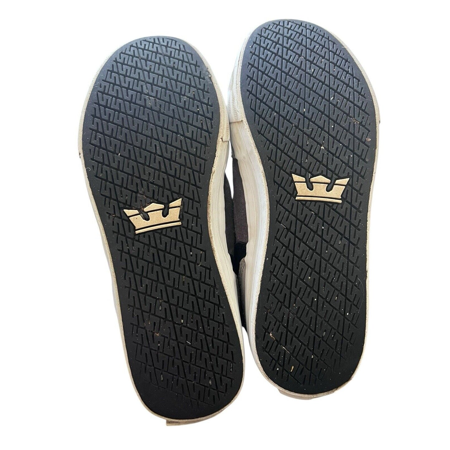 Supra Muska 001 Skytop Gray High Top Size 7.5 Skate Sneaker Shoes Mens Two Tone