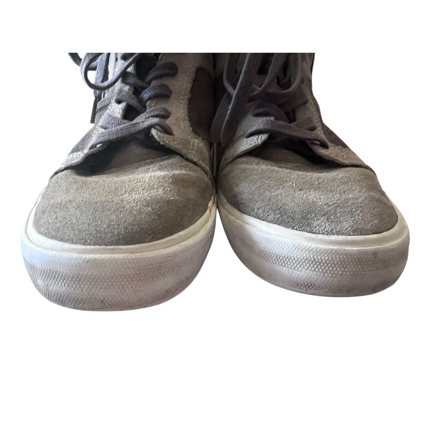 Supra Muska 001 Skytop Gray High Top Size 7.5 Skate Sneaker Shoes Mens Two Tone