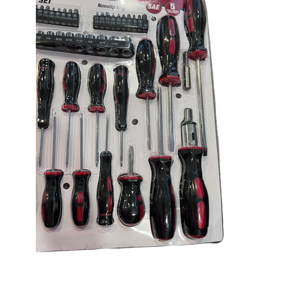 50 Piece Hyper Tough Screwdriver Set Multi-Type Easy Care Easy Clean NEW