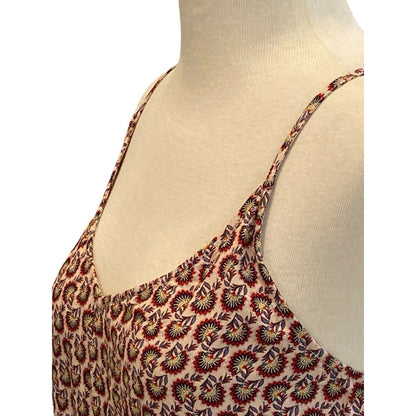 Size Small Cabi Boho Sleeveless Spaghetti Strap Blouse Top Shirt