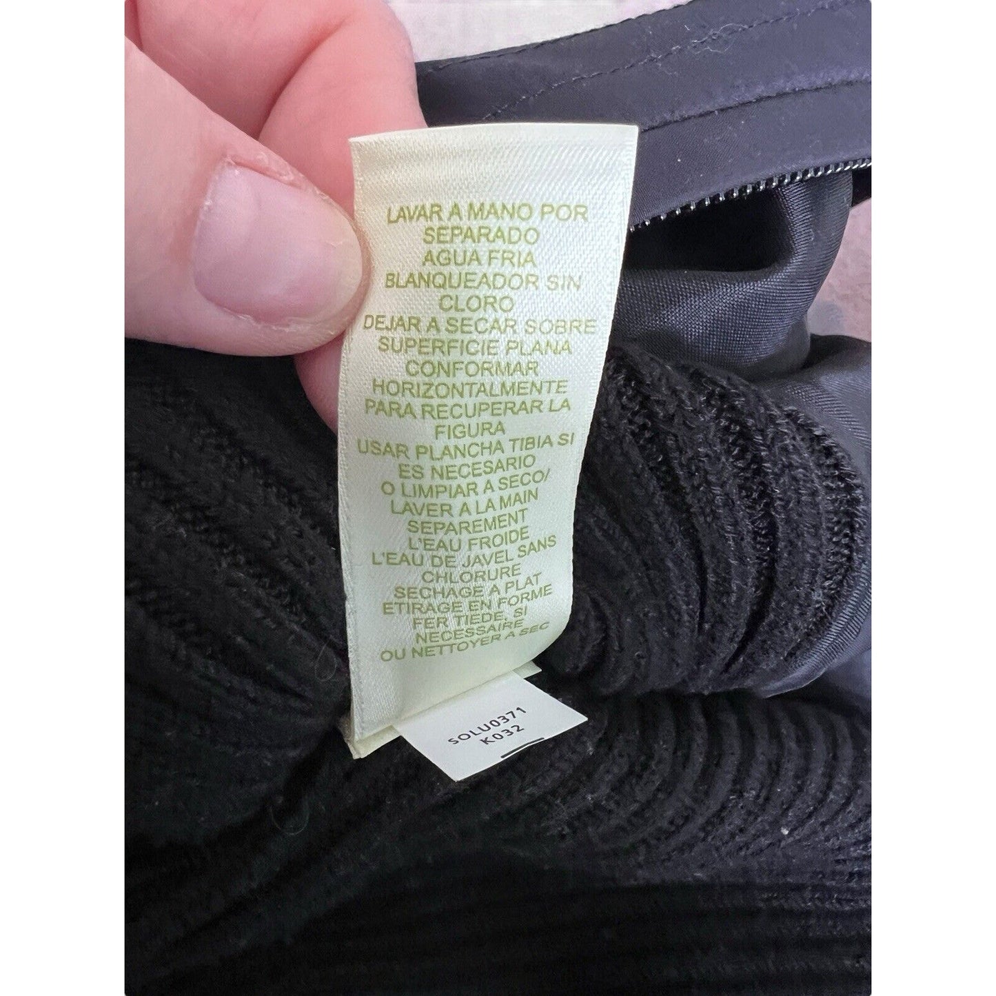 Woman’s Sigrid Olsen Black Sweater Coat Size 2X Plus Size Soft Curvy