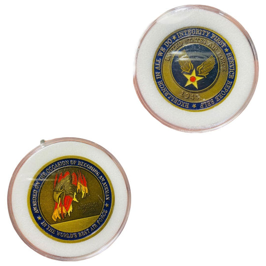 Original USAF Air Force 1947 Becoming An Airman's Challenge Coin