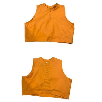 XXL Nike Pro Dri-Fit Womens Crop Tank Fitted Orange DM6952