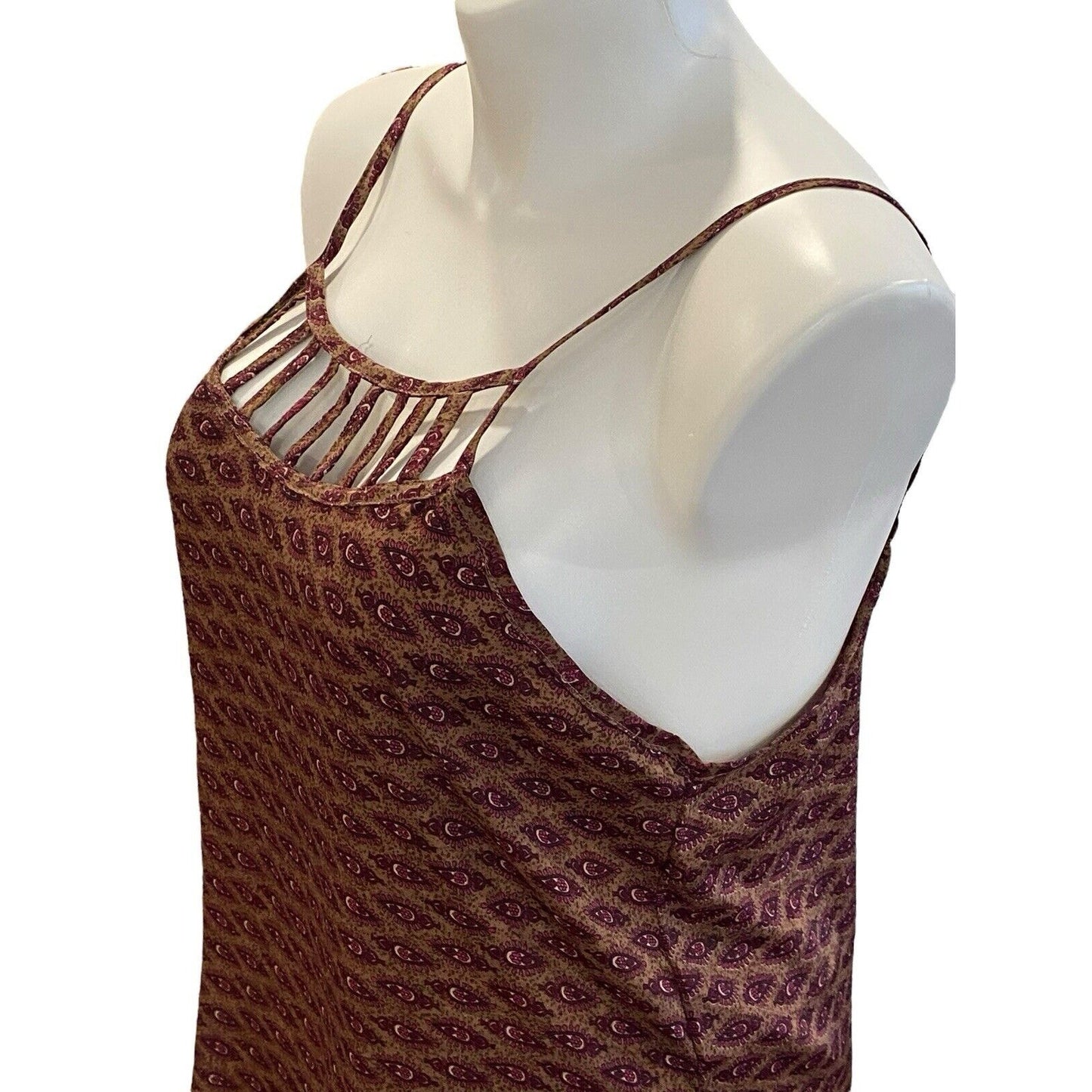 Size XXL Boho Earthbound Trading Company Women’s Sleeveless Gauzy Blouse