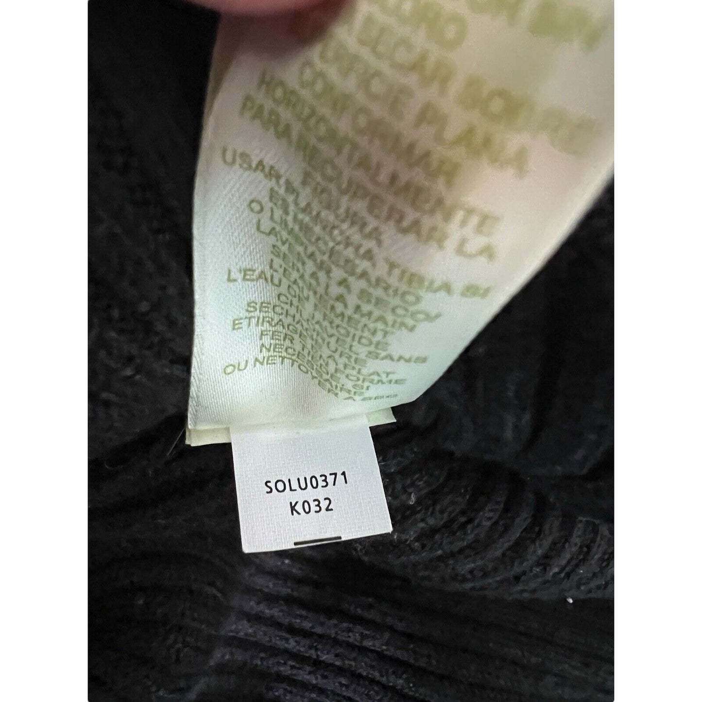 Woman’s Sigrid Olsen Black Sweater Coat Size 2X Plus Size Soft Curvy